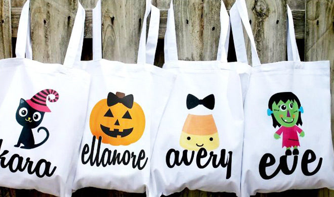 Personalized Halloween Totes for ONLY $8.49 - Choose from 11 Designs!