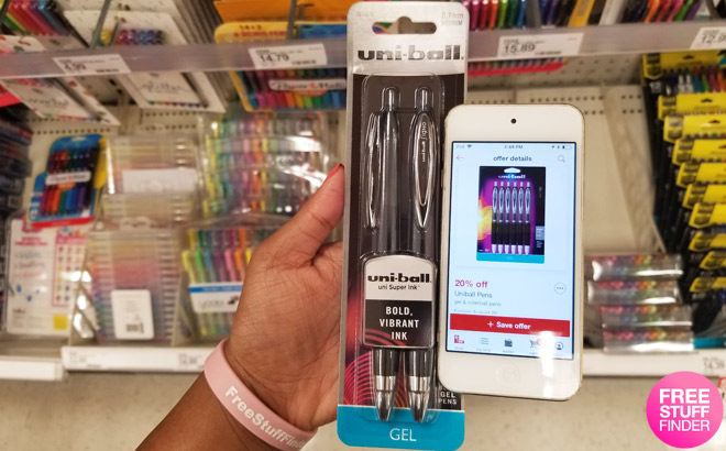 *HOT* Uni-Ball Gel Pens ONLY 65¢ at Target (Reg $2.69) - Load Offer Now!