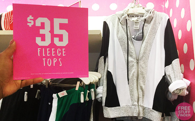 Victoria’s Secret PINK Fleece Tops Just $35 ($60 Value) - In Store & Online!