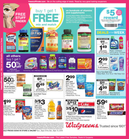 *HOT* Walgreens Ad Preview (Week 9/9 – 9/15)