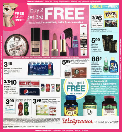 *HOT* Walgreens Ad Preview (Week 9/16 – 9/22)