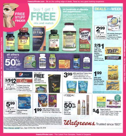 *HOT* Walgreens Ad Preview (Week 9/23 – 9/29)