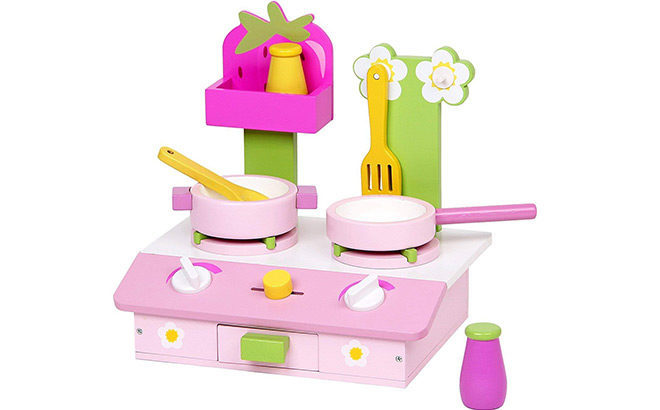 Wooden Mini Stove Early Development Activity Center Only $9.86 (Reg $45)