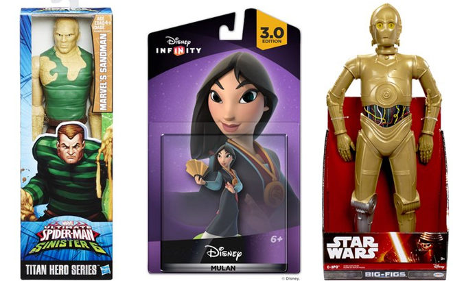 Up to 75% Off Action Figures & Toys (Star Wars, Marvel & More) at Walmart