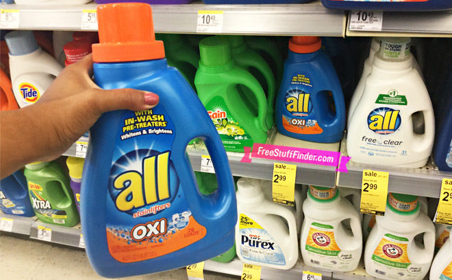 All Liquid Laundry Detergent ONLY $1.99 at Walgreens (Reg $6.79) - That's 8¢ per Load!