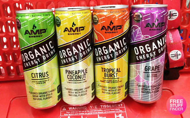 Amazon: AMP Organic Energy Drink 12-Pack Just $10.50 + FREE Shipping (Only 88¢ Each)