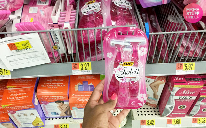 FREE BIC Simply Soleil 3-Count Razors + 73¢ Moneymaker at Walmart - SO EASY!