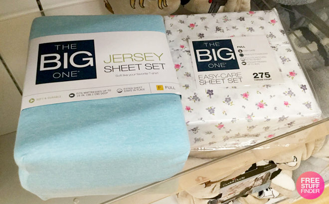 The Big One Jersey Sheet Sets Starting at ONLY $15.29 + FREE Pickup (Regularly $40)