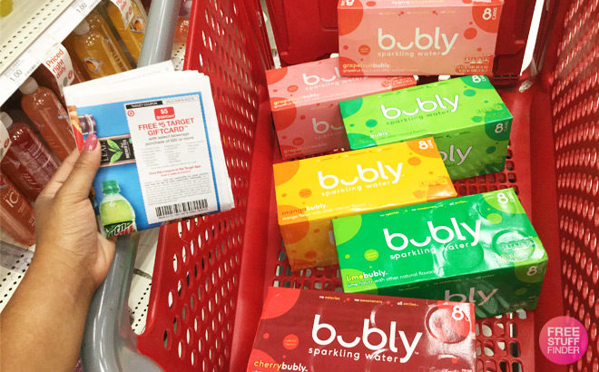 Bubly Sparkling Water 8-Pack Just $2.50 Each at Target (Just Use Your Phone!)