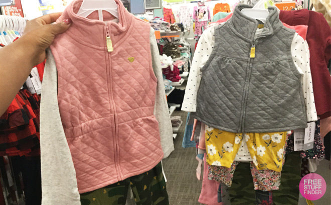 Kohl's: Carter's Baby Quilted Vest 3-Piece Sets Only $11.99 + FREE Pickup (Reg $30)