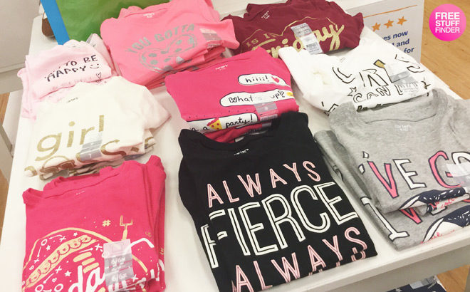 Carter’s Flash Sale: Graphic Tees JUST $3.60 (Regularly $12) - Today & Online Only!