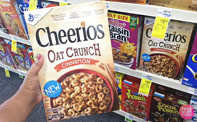 Cheerios Oat Crunch Cereal ONLY $1.25 Each at CVS (Reg $5) - Print Coupon Now!