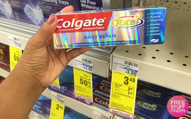 Colgate Total Toothpaste Just 74¢ at CVS (Regularly $4) - Print Coupon Now!