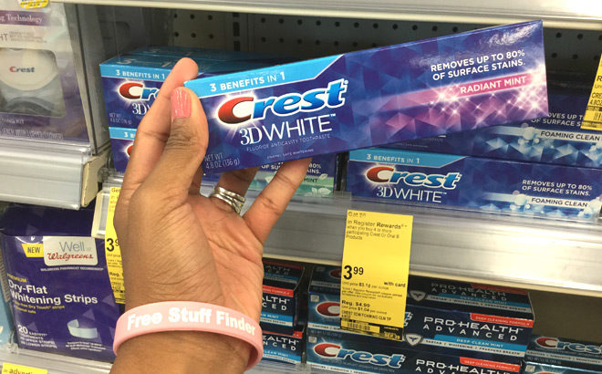 Walgreens: Crest 3D White Toothpaste & Oral-B Toothbrush Just $1.49 Each (Reg $5)