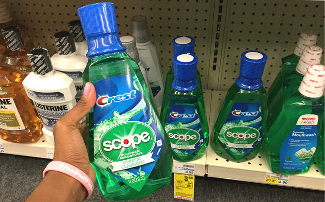 FREE Crest Scope Mouthwash at CVS!