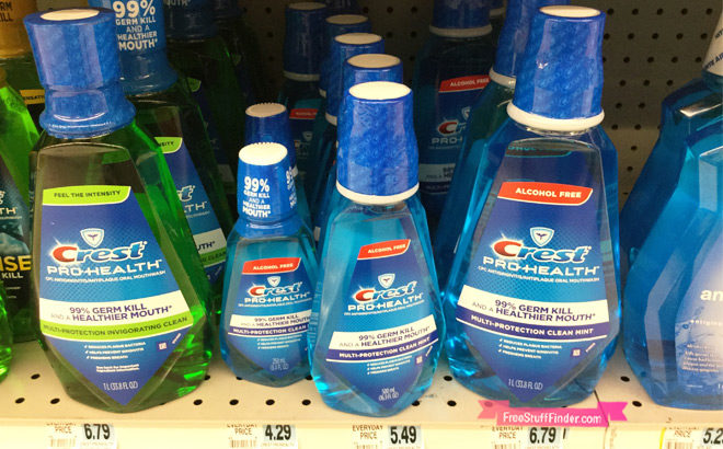 Crest Mouthwash 1L Bottles JUST $1.99 Each at Rite Aid (Just Use Your Phone!)