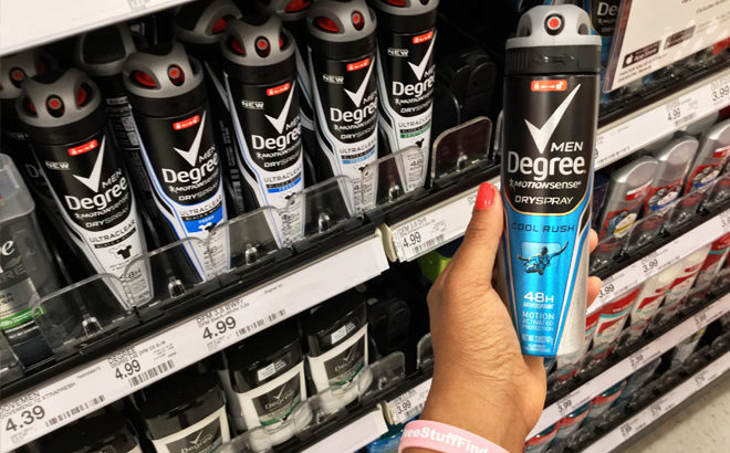 Degree Men Dry Spray Only $2.49 (Reg $5) at Target - Print Your Coupon Now!