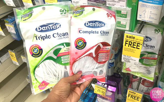 DenTek Floss Picks 90-Count ONLY $1.39 Each at Walgreens (Regularly $3.79)