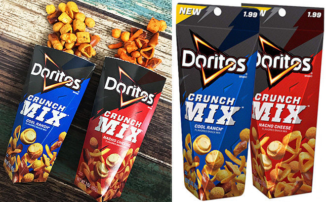 Amazon: Doritos Crunch Snack Mix 8-Pack JUST $11.69 + FREE Shipping ($1.46 Each!)