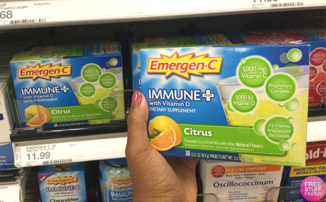 Emergen-C Immune+ Drink Mix 30-Count for ONLY $4 at Target (Reg $12) - Load Now!