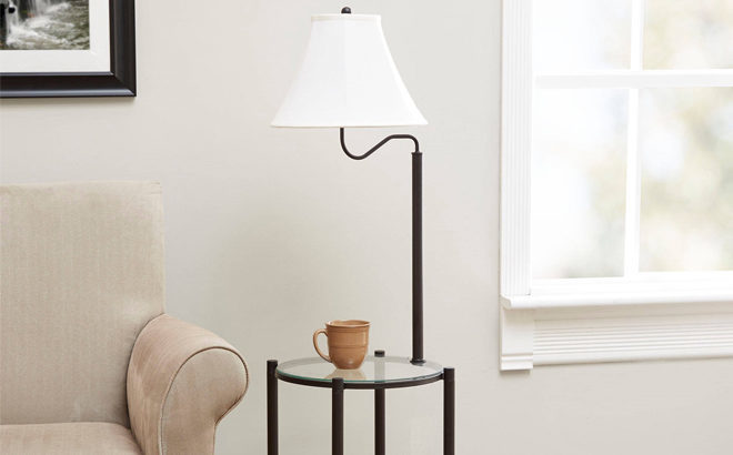 Mainstays End Table and Lamp Combo for Only $24.92 + FREE Pickup (Regularly $40)