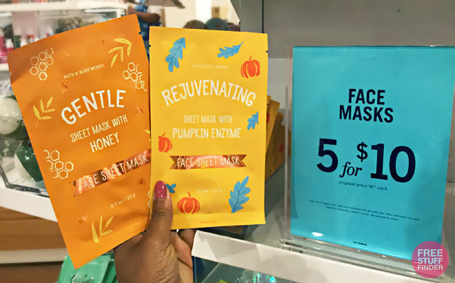 Bath & Body Works Face Masks ONLY $2 Each (Regularly $5) - Stock Up NOW!