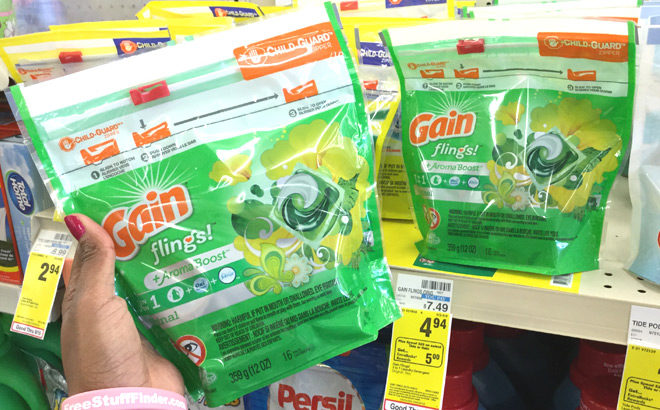 Gain Flings 16-Count ONLY $2.94 at CVS (Regularly $7.49) - Print Now!