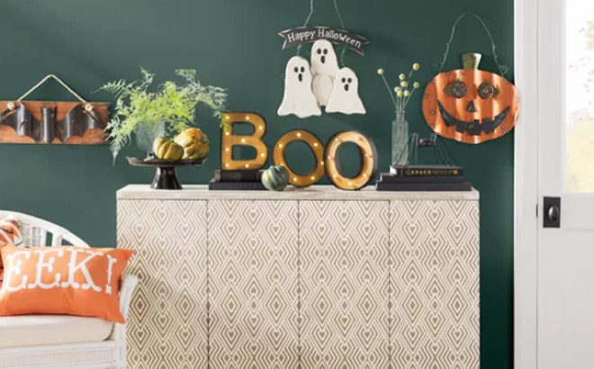 Halloween Accents & Tabletop Sale Up to 65% Off (Wall Decor, Lighting) - Starting at $7!