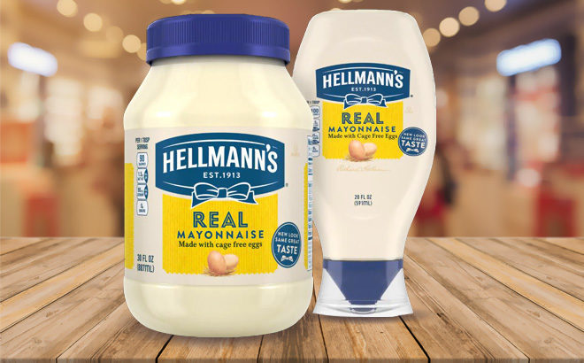 Hellmann's Real Mayonnaise JUST $2 Each at CVS (Just Use Your Phone - No Coupons!)