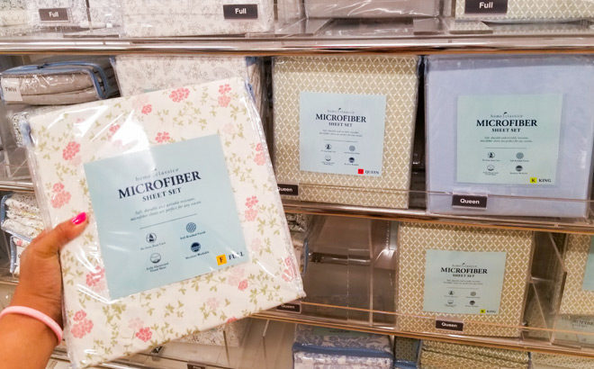 Kohl's: Home Classics Microfiber Sheet Sets ONLY $16.99 (Regularly $65) - ANY Size!