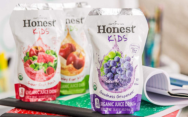 Amazon: Honest Kids Organic Juice 32-Count Pack JUST $9 + FREE Shipping (28¢ Each!)