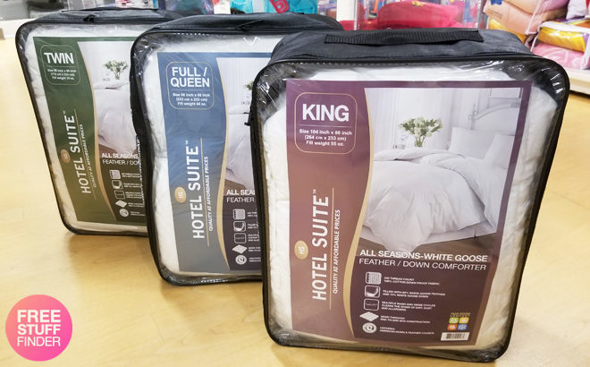 Hotel Suite Goose Feather Down Comforter Just $50.99 + $10 Kohl's Cash (Reg $180)