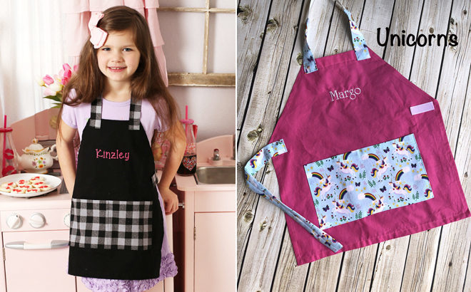 Personalized Kids Aprons ONLY $17.99 (Regularly $40) + FREE Shipping