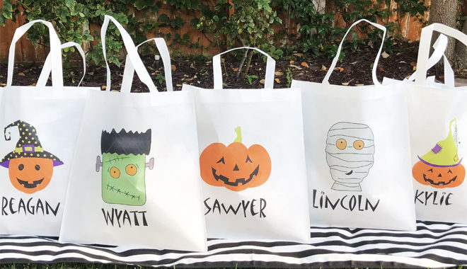 Personalized Halloween Bags JUST $8.50 (Regularly $20) Today Only!