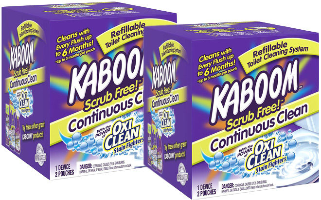 Amazon: Kaboom Scrub Free Toilet Cleaning System Just $6.94 + FREE Shipping (Reg $12)