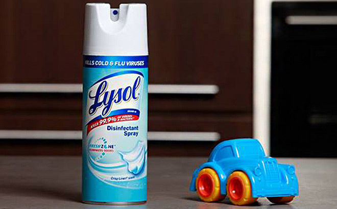Amazon: Lysol Disinfectant Spray 2-Pack for Just $7.37 + FREE Shipping ($3.69 per Bottle!)