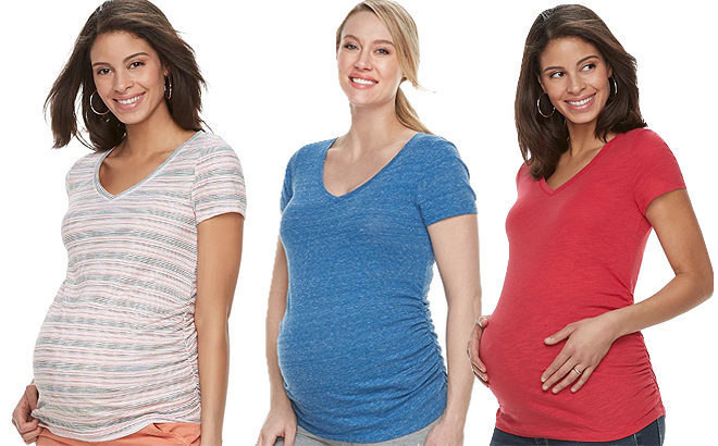Up to 75% Off Maternity Leggings, Tees & Tanks - As Low as $4.58 (Reg $18) at Kohl's