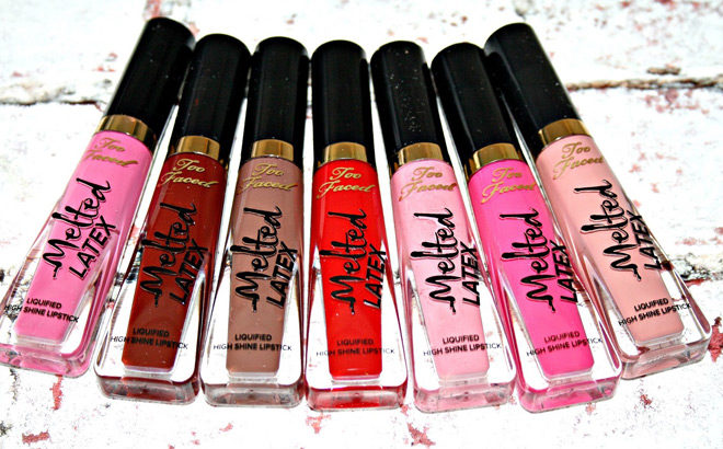 Too Faced Cosmetics: 6 Lip Products for ONLY $18 + FREE Shipping - Just $3 Each!