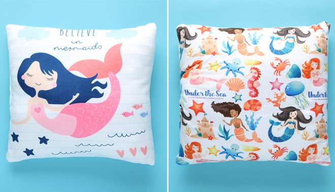 Mermaid Throw Pillows JUST $5 at Hollar (Four Options Available - SO CUTE!)