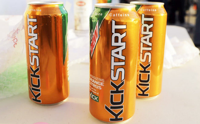 Amazon: Mountain Dew Kickstart 12-Pack Only $11.25 (Just 94¢ Per Can) - Today Only!
