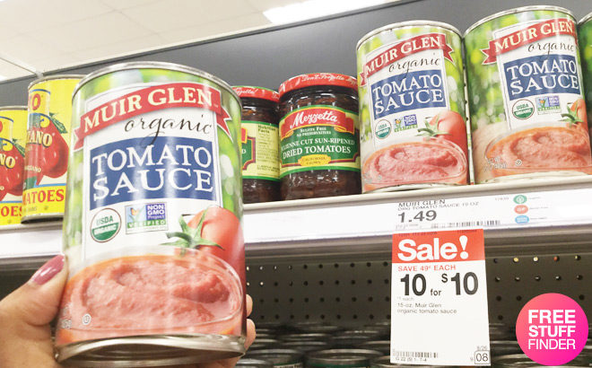 Target: Muir Glen Organic Diced Tomatoes & Tomato Sauce JUST 50¢ (Regularly $1.42)
