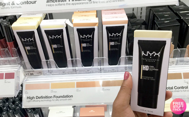 NYX Makeup 50% Off at Target - Foundation ONLY $9 (Reg $18) Just Use Your Phone!