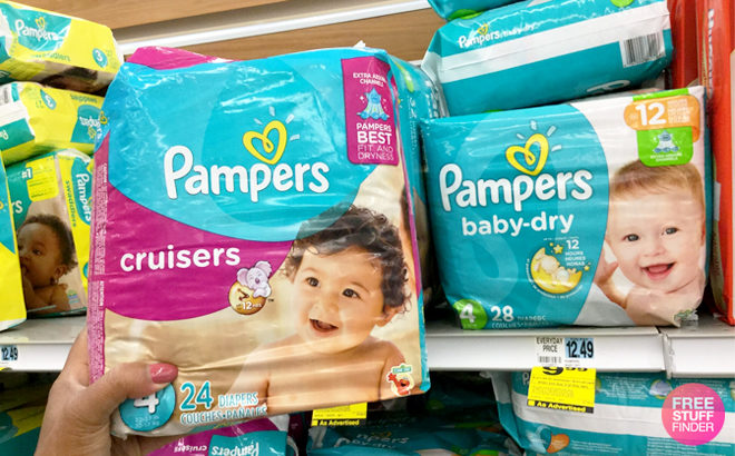 Pampers Cruisers Diapers Only $5.99 at Rite Aid (Regularly $12.49)