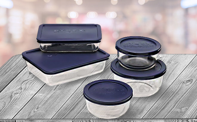 Pyrex Simply Store Glass Food 10-Piece Set JUST $13.14 (Regulary $23) on Amazon