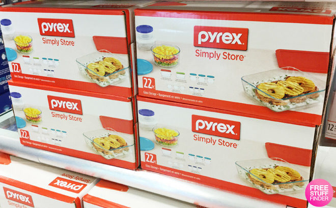 Macy’s: Pyrex 22-Piece Food Storage Set ONLY $27.99 (Regularly $80) + FREE Pickup