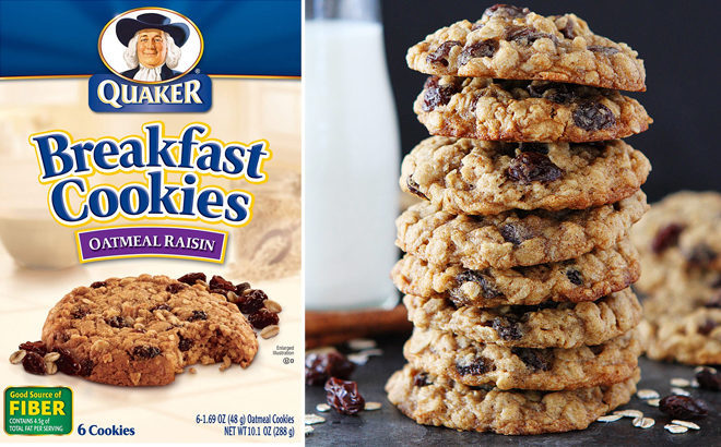 Amazon: Quaker Breakfast Cookies 36-Count Just $13.61 + FREE Shipping (Reg $18.54)