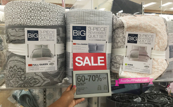 Big One 3-Piece Quilt Sets from Only $33.99 + $5 Kohl's Cash (Reg $140) - Today Only!