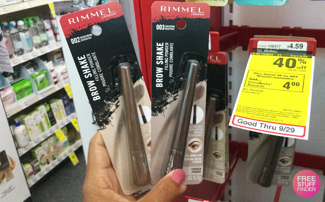 FREE FOUR Rimmel Brow Shake Powders at CVS + $4 Moneymaker (Ends TODAY!)