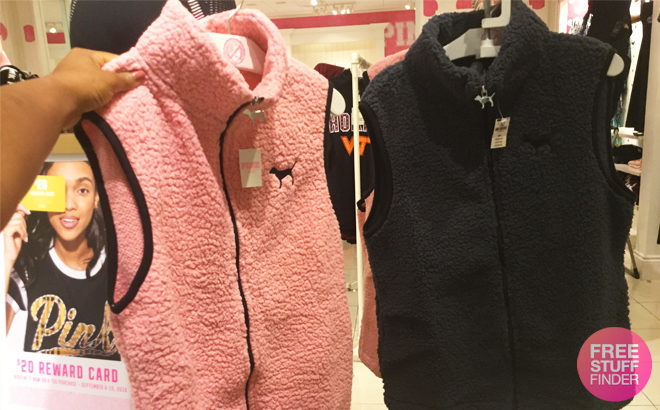 Victorias Secret: FREE Sherpa Vest with $65 Purchase for PINK Nation Members