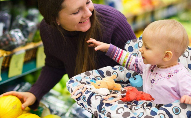 Baby 2-in-1 Shopping Cart & High Chair Cover Just $17.58 (Reg $37) - Today Only!